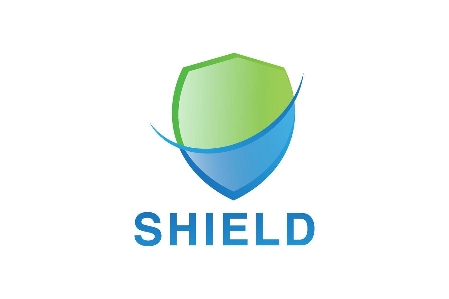 Schild-Logo-Icon-Design vektor