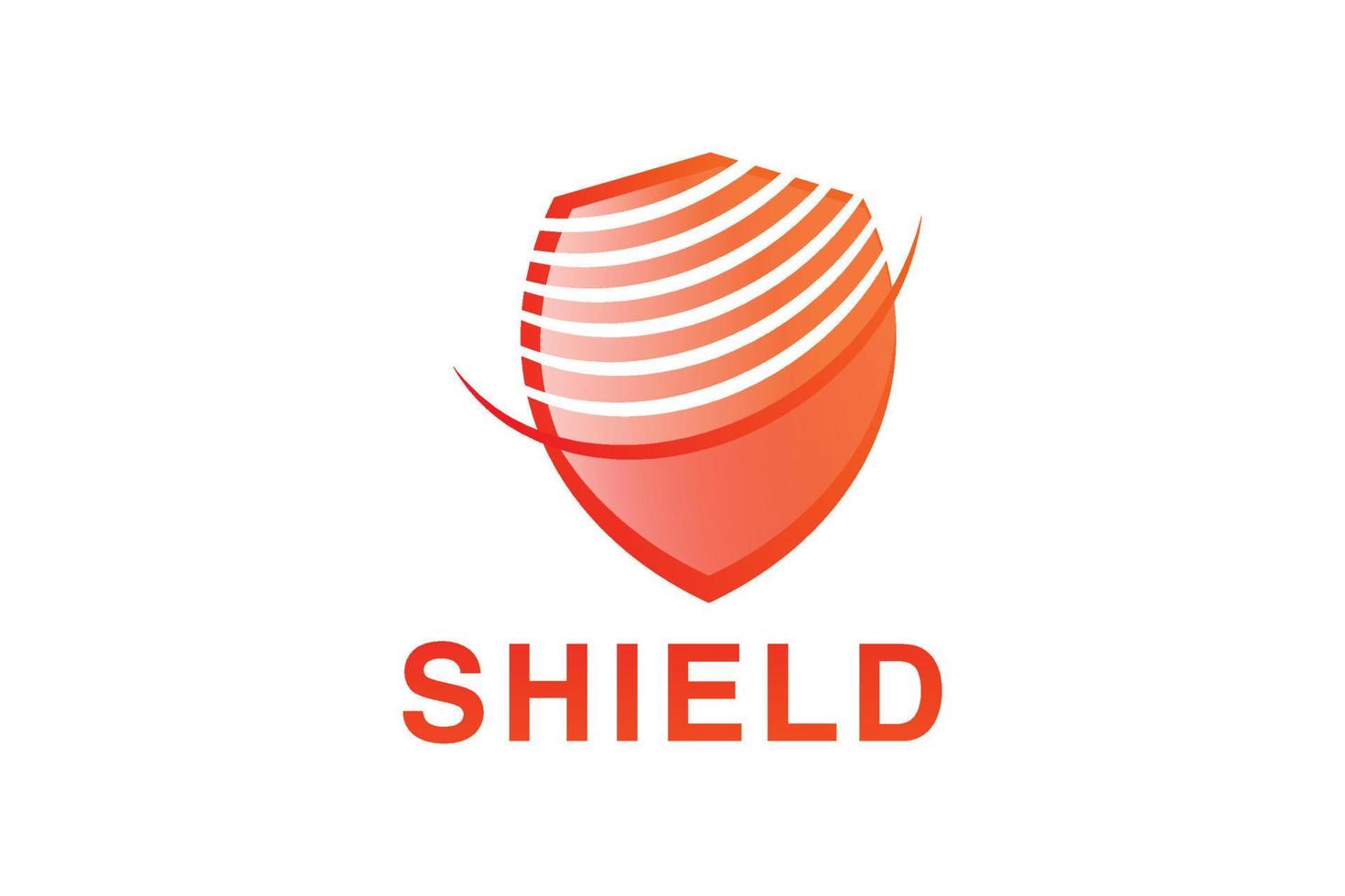 Schild-Logo-Icon-Design vektor