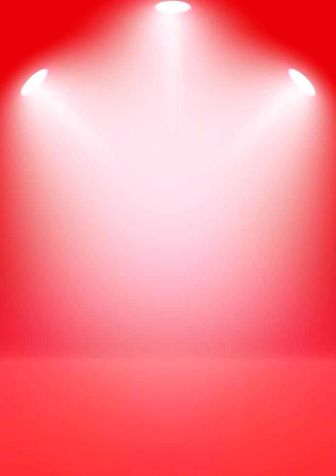 Grafikdesign-Spotlicht mit rotem Farbhintergrund für Hintergrundvektorillustration vektor