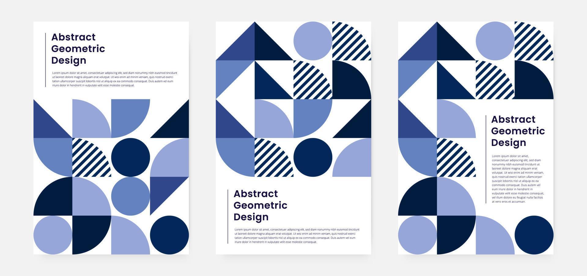 geometriskt minimalistiskt konstverksomslag med form och figur. abstrakt mönsterdesignstil för omslag, webbbanner, målsida, affärspresentation, varumärke, förpackning, tapeter vektor