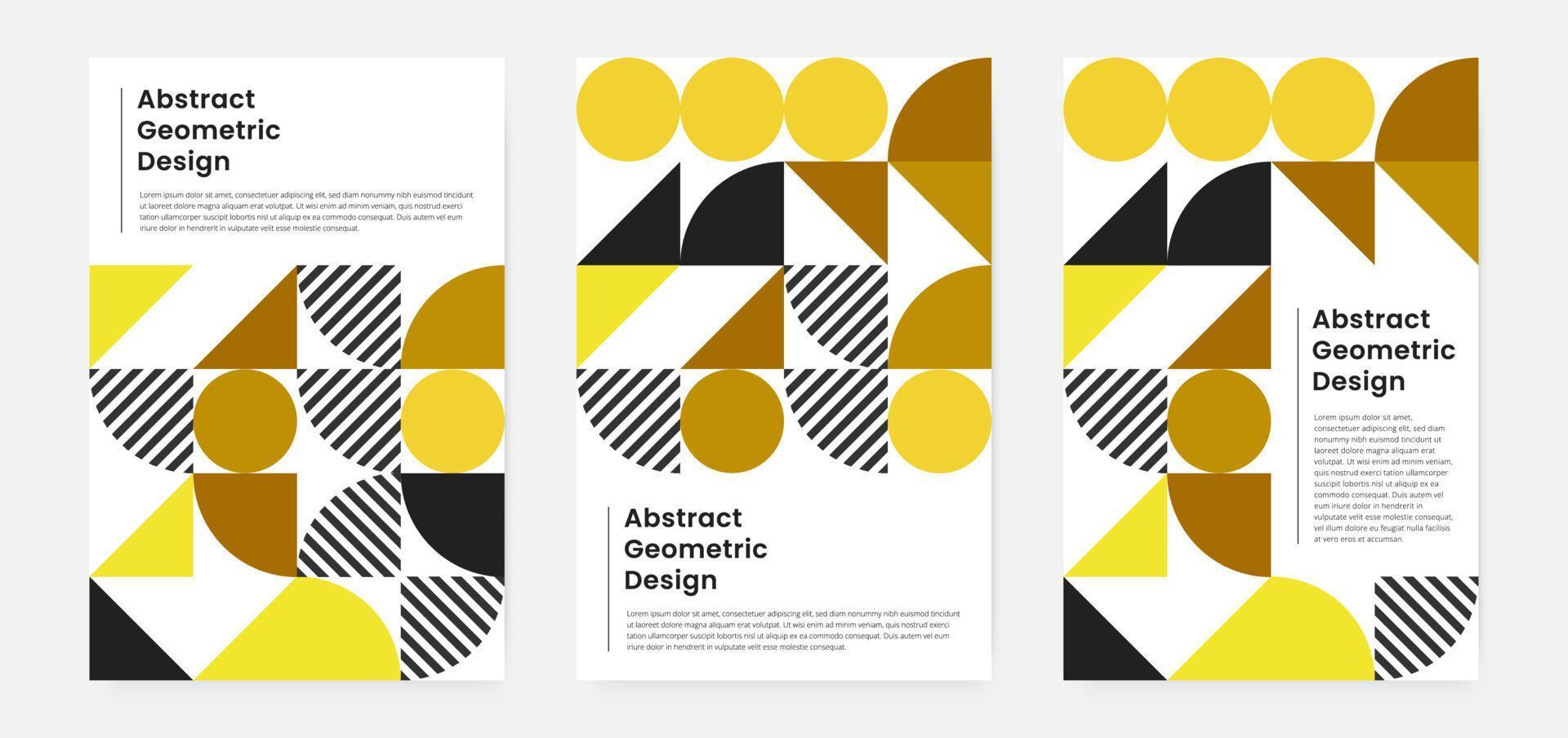 geometrisches minimalistisches Kunstwerk mit Form und Figur. abstrakter Musterdesignstil für Cover, Webbanner, Zielseite, Geschäftspräsentation, Branding, Verpackung, Tapete vektor