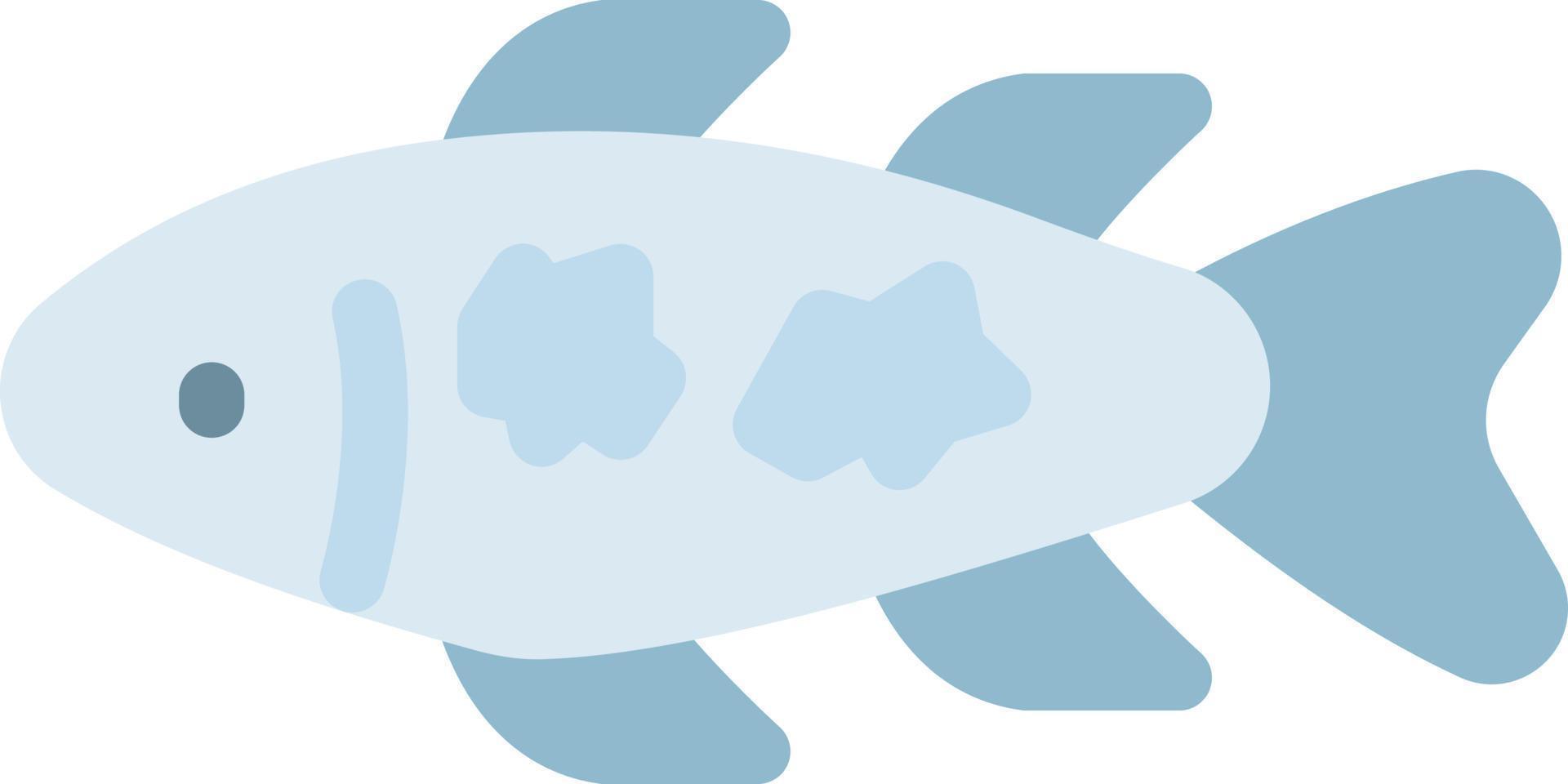 Fischmüll-Vektorillustration auf einem Hintergrund. Premium-Qualitätssymbole. Vektorsymbole für Konzept und Grafikdesign. vektor