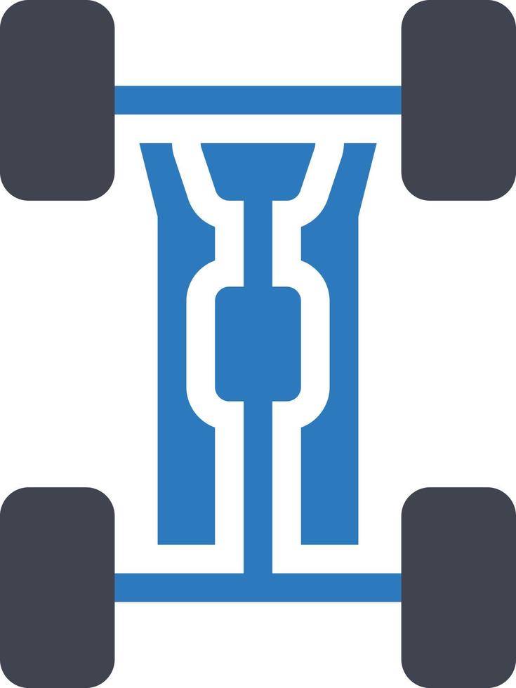 Achsenauto-Vektorillustration auf einem Hintergrund Premium-Qualitätssymbole Vektorsymbole für Konzept und Grafikdesign. vektor