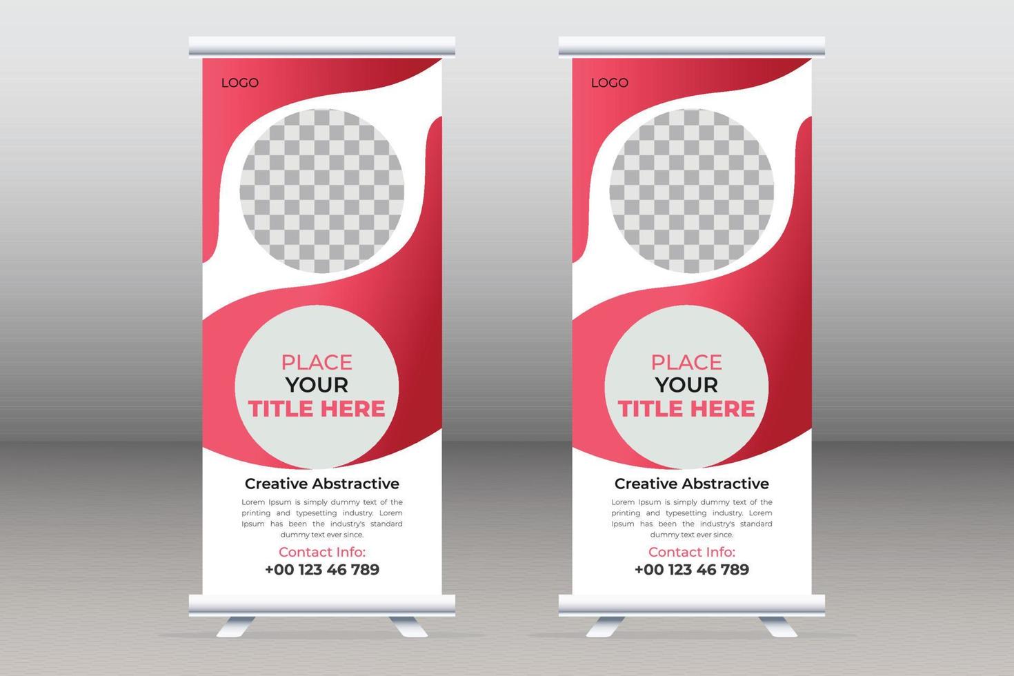 business roll up standee mall. abstrakt mall. modern roll up display stativ mall design och broschyr flyer, vektorillustration vektor