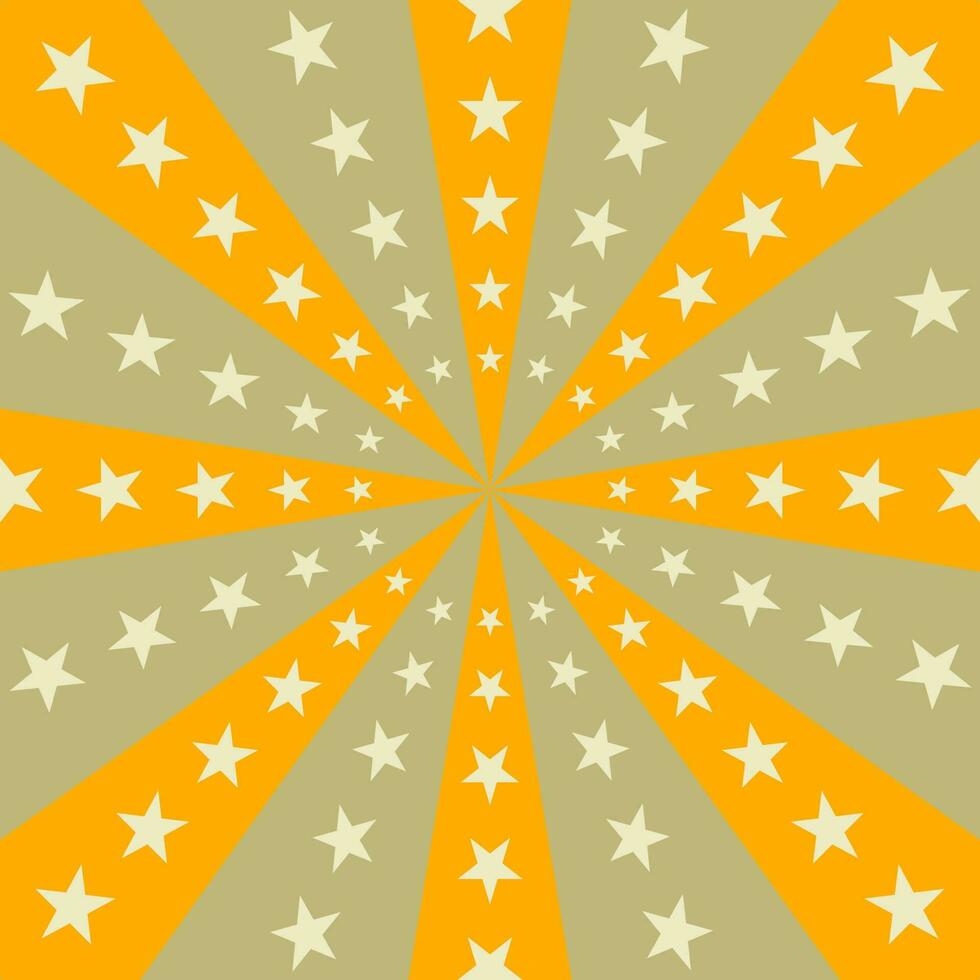 grön gul starburst beam sömlös bakgrund vektor