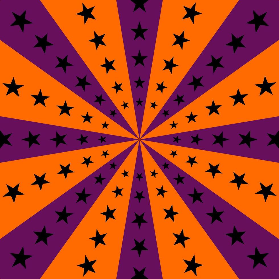 orange lila starburst stråle sömlös bakgrund vektor