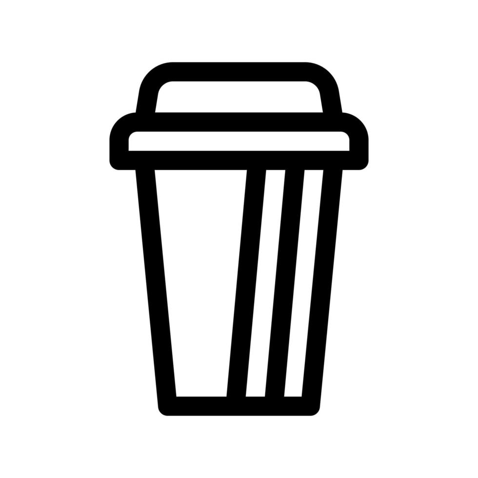 Kaffee-Pappbecher-Symbol vektor