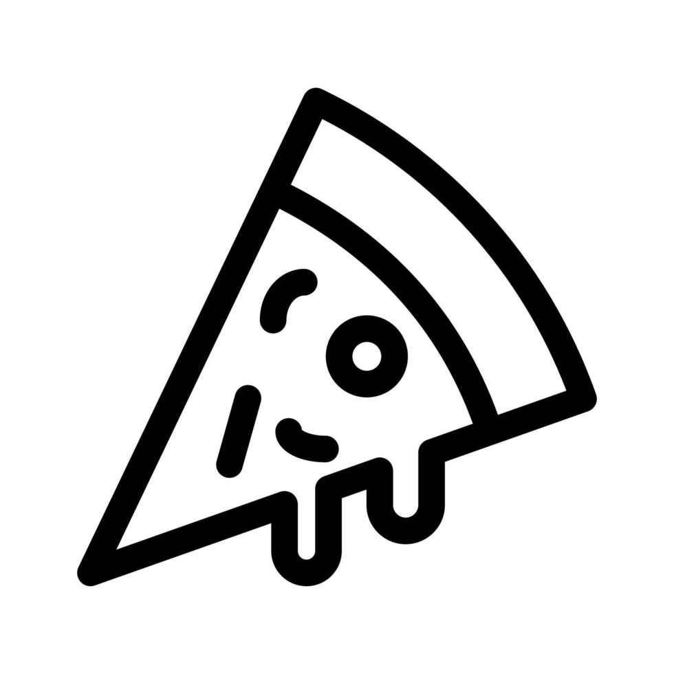 Abbildung Vektorgrafik Pizza-Symbol vektor