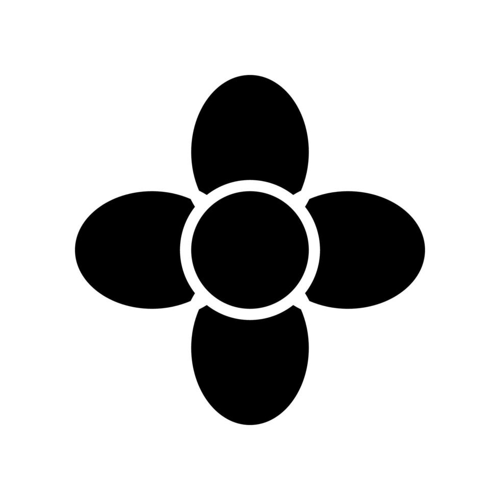 blomma ikon mall vektor