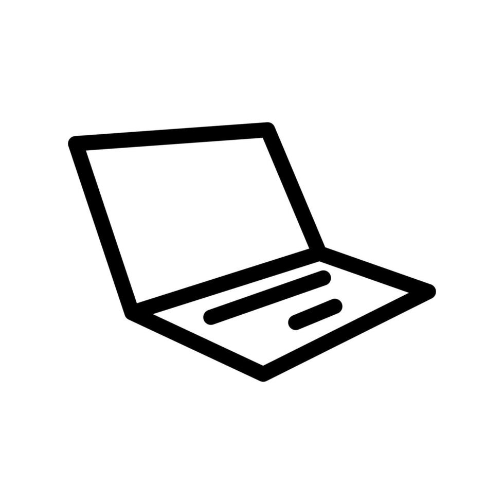 laptop ikon mall vektor