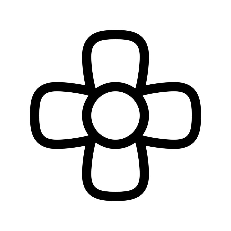 Vorlage für Blumensymbole vektor