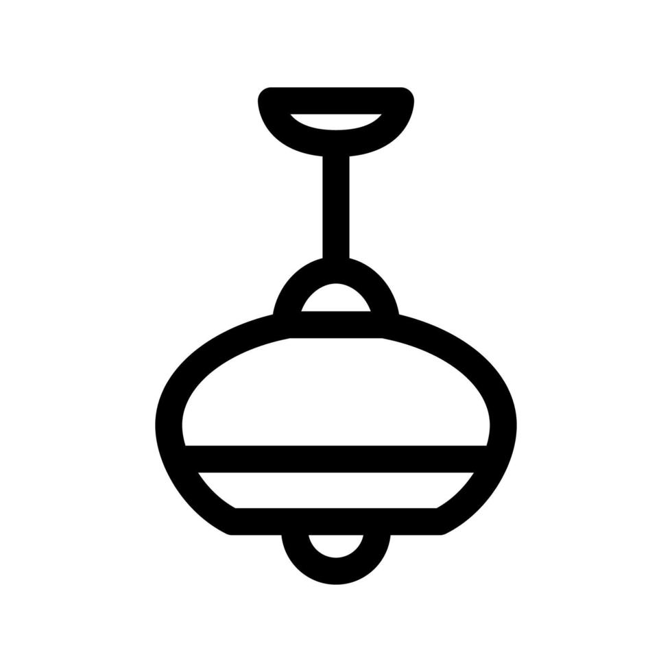 hängande lampa ikon vektor