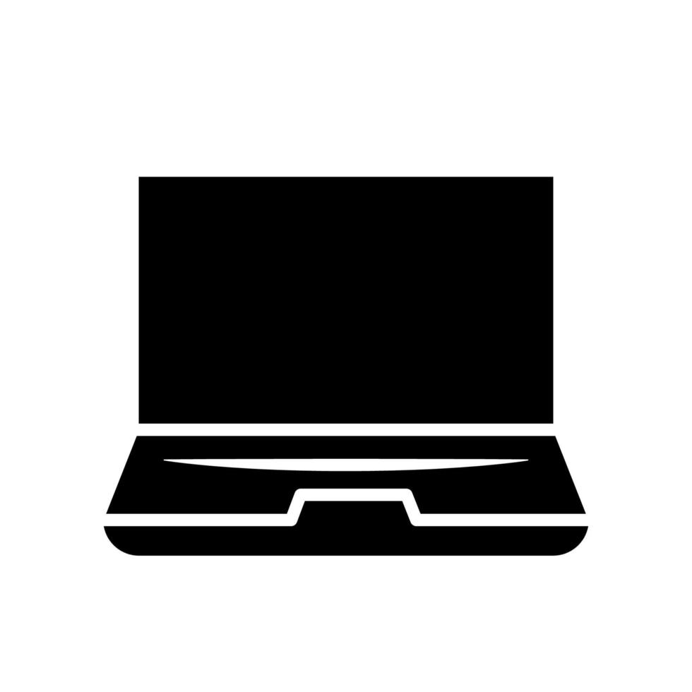 Laptop-Symbol-Vorlage vektor