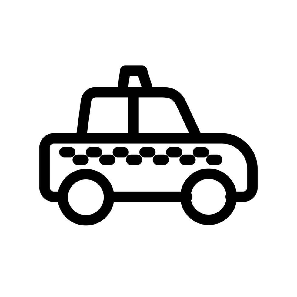 Taxi-Symbol-Vorlage vektor