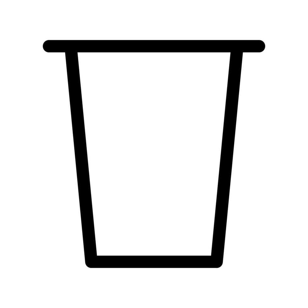 Kaffee-Pappbecher-Symbol vektor