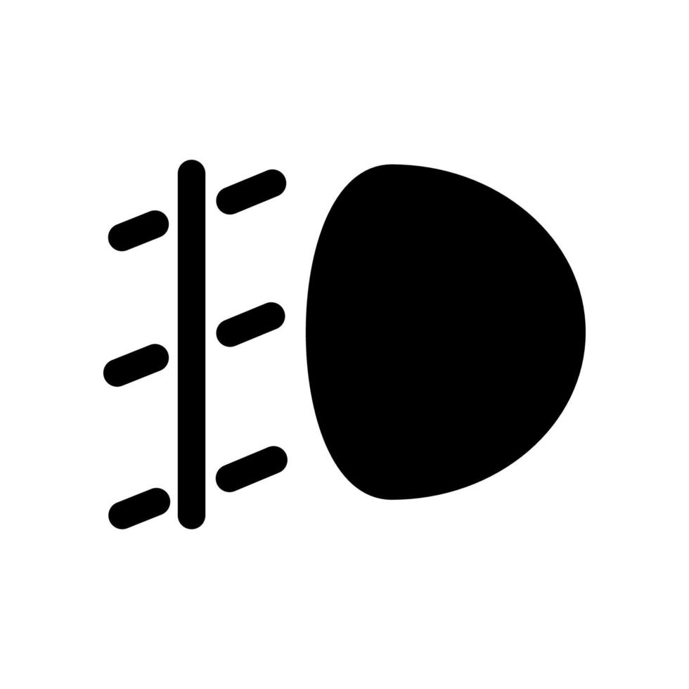 Nebelscheinwerfer-Symbol vektor