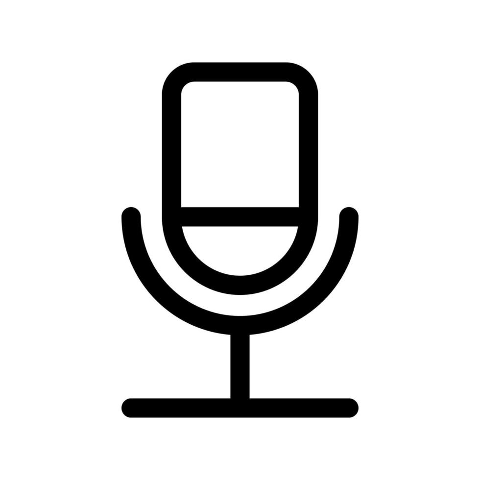 mikrofon ikon mall vektor