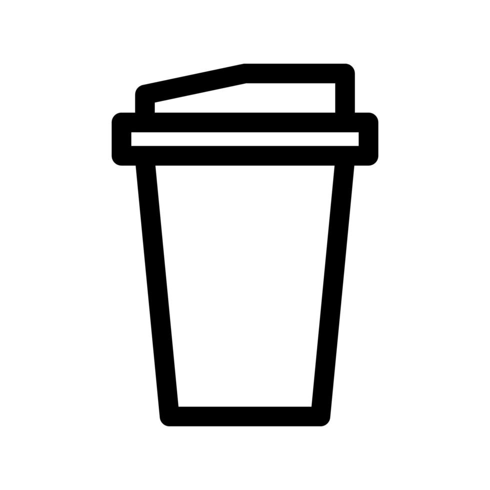 Kaffee-Pappbecher-Symbol vektor