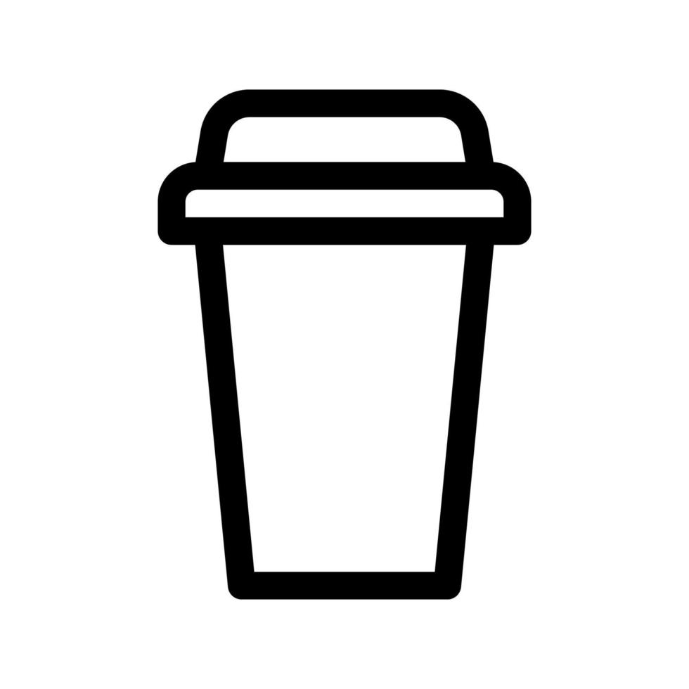 Kaffee-Pappbecher-Symbol vektor