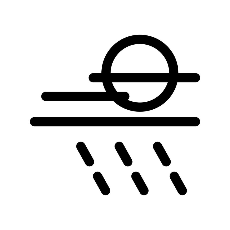 Abbildung Vektorgrafik Regen-Symbol vektor