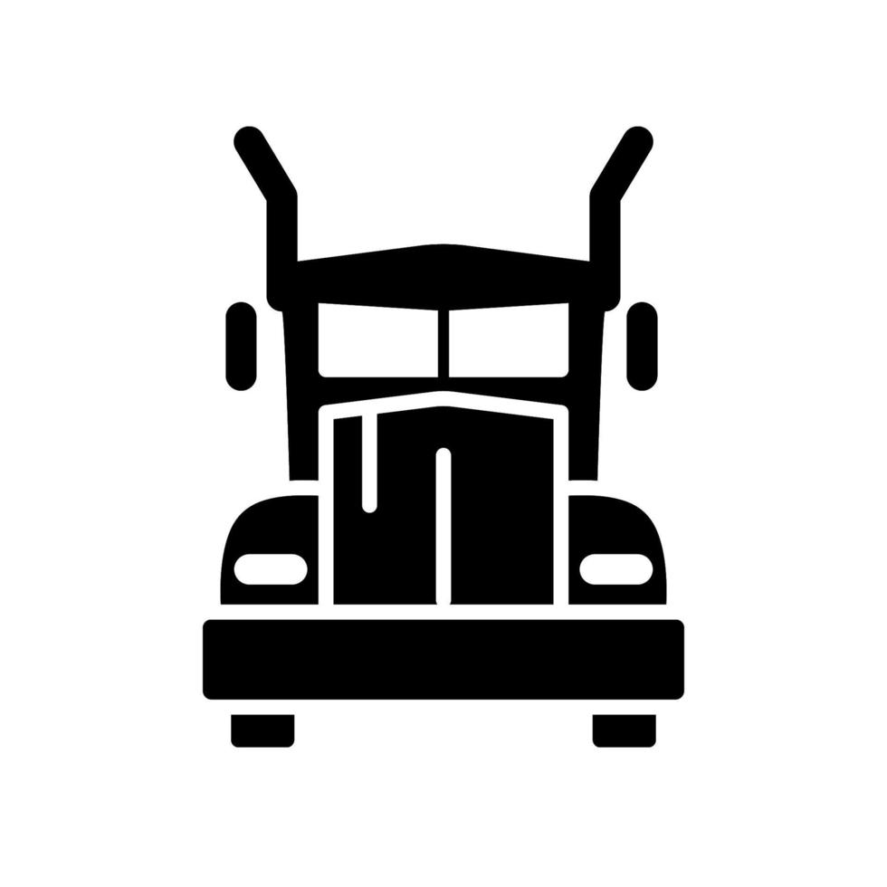 Vorlage für LKW-Symbole vektor