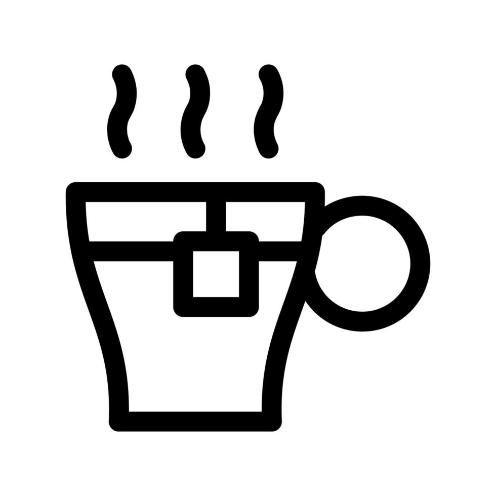 Tasse Tee-Symbol vektor