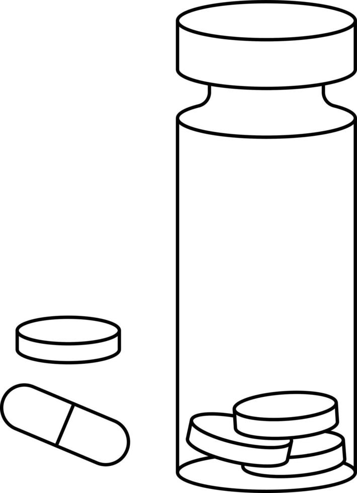Medikamente-Vektor-Illustration vektor