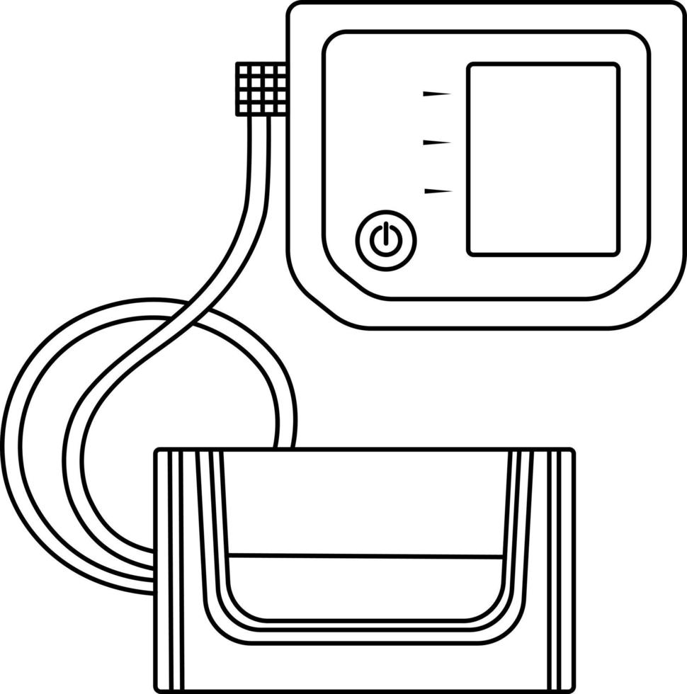 Tonometer-Vektor-Illustration vektor