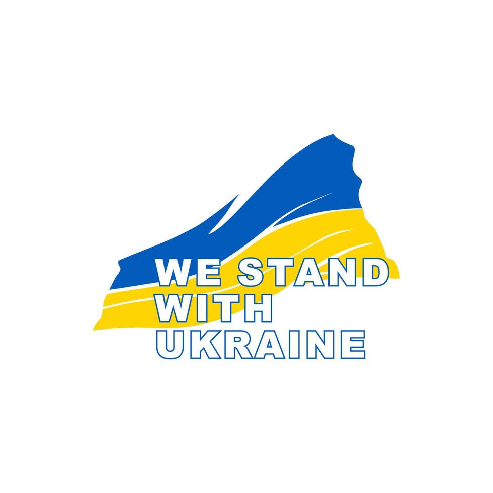 stoppa kriget i Ukraina vektor