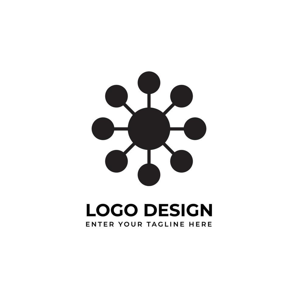 abstrakte Logo-Vorlage vektor