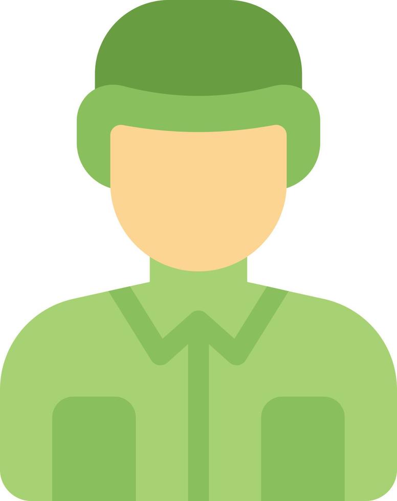 Soldat-Mann-Vektorillustration auf einem Hintergrund. Premium-Qualitätssymbole. Vektorsymbole für Konzept und Grafikdesign. vektor