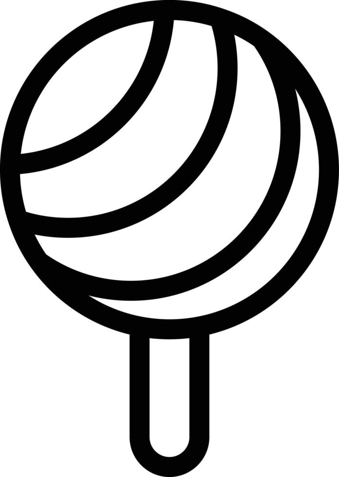 lollipop-vektorillustration auf einem hintergrund. hochwertige symbole. vektorikonen für konzept und grafikdesign. vektor