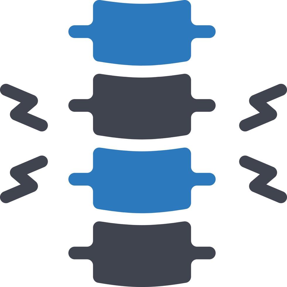 ryggrad smärta vektorillustration på en bakgrund. premium kvalitet symbols.vector ikoner för koncept och grafisk design. vektor