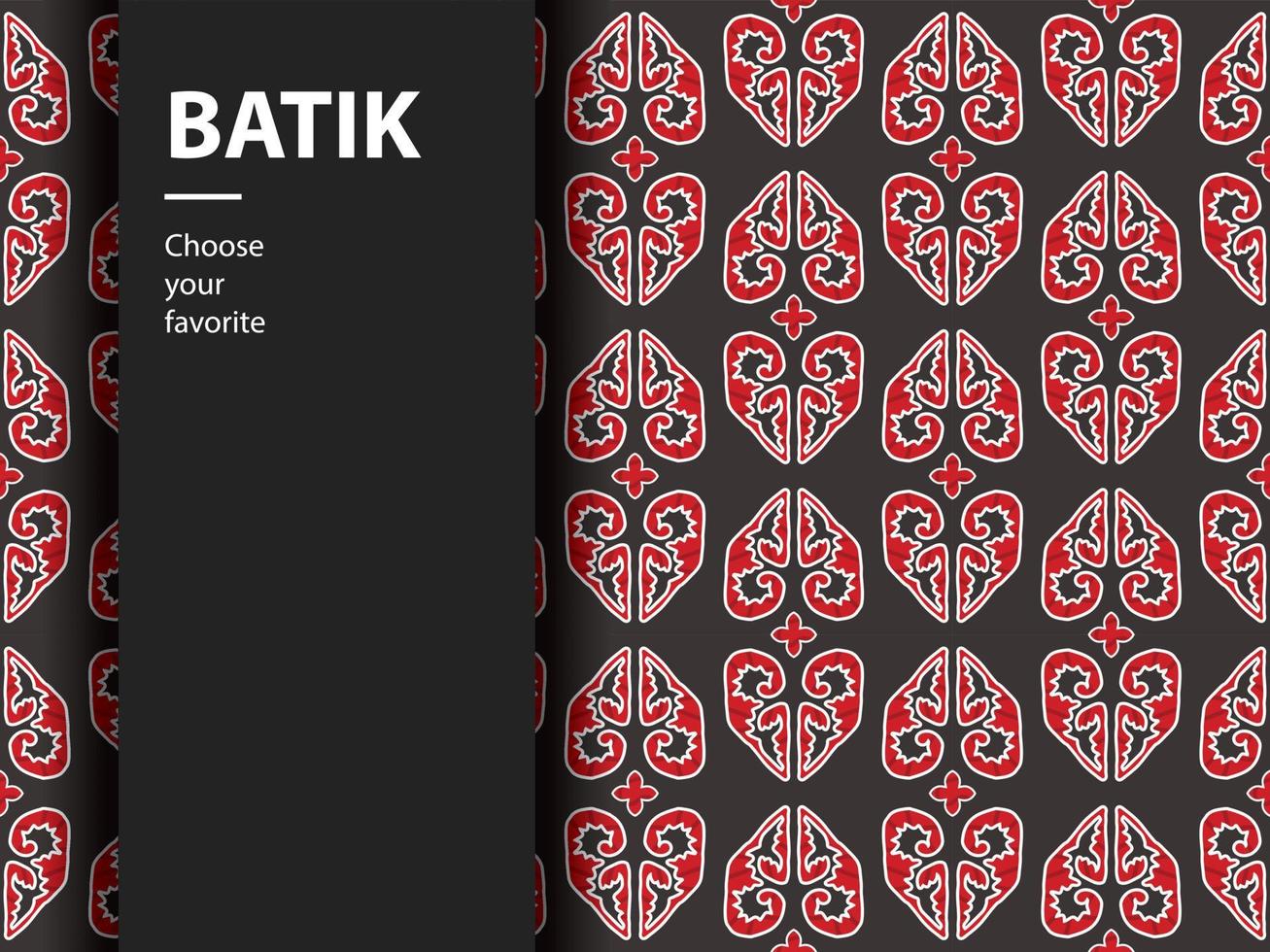 etnisk batik vektor indonesiska mönster mode sömlös vintage textil abstrakt platt kultur konst