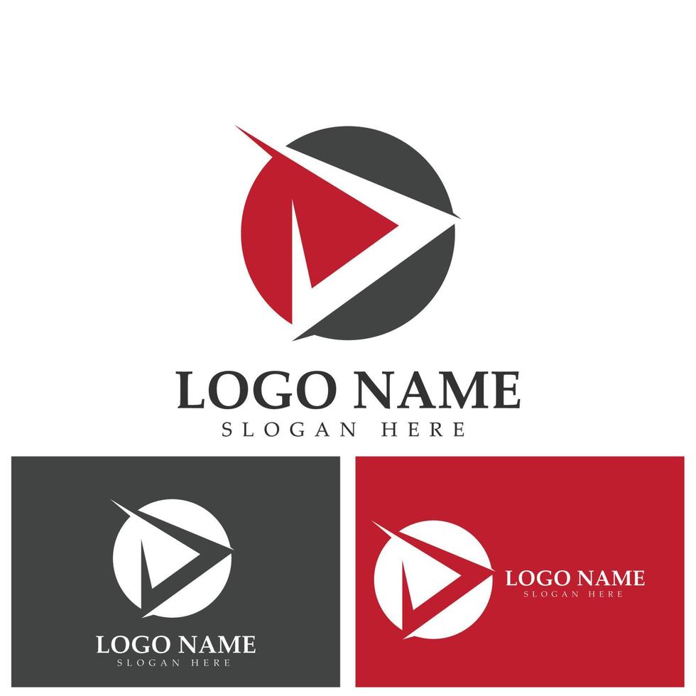 Buchstabe d-Logo-Icon-Design-Vorlagenelemente vektor