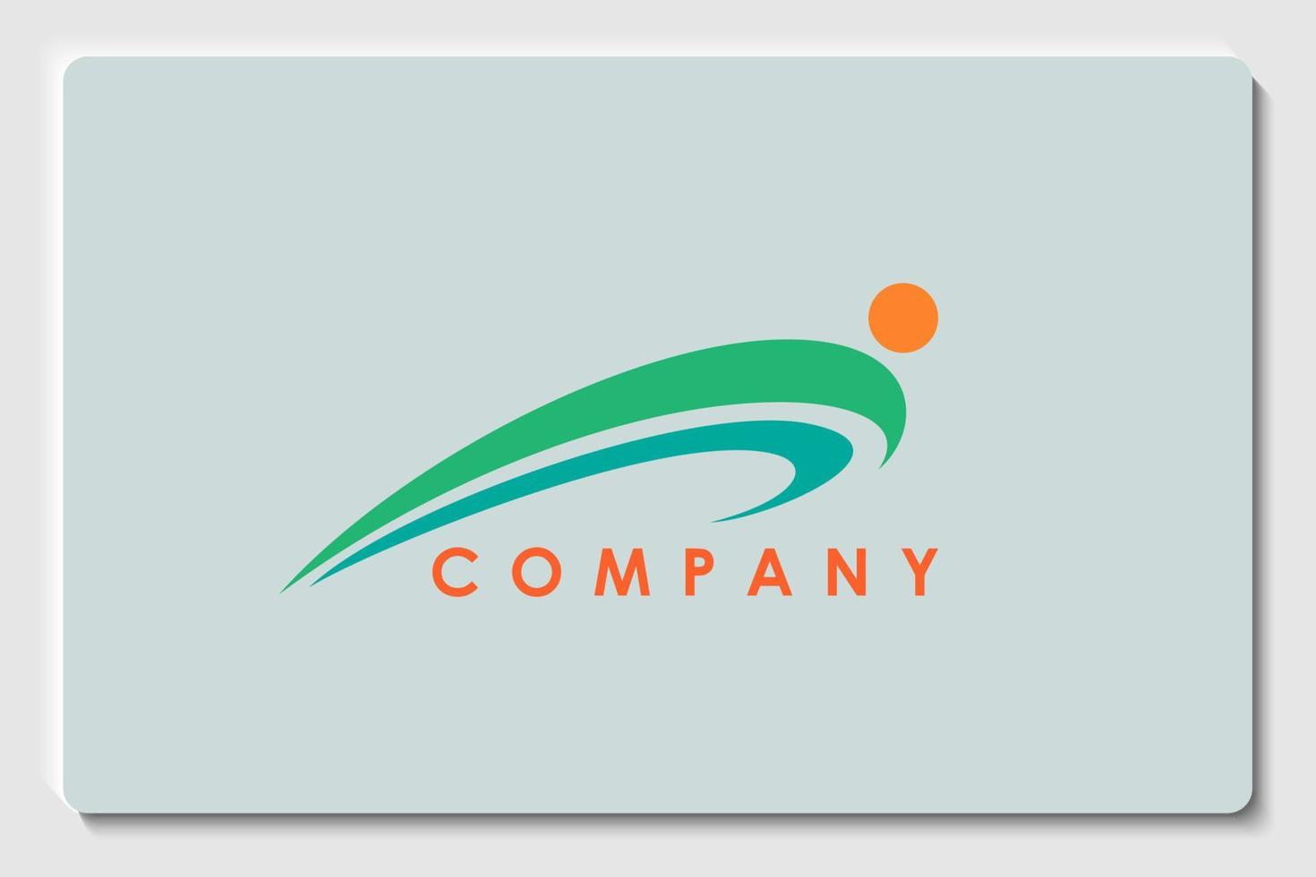 Logo-Design-Illustration vorantreiben, verwendbares Logo für Start-up-Unternehmen, Lieferung, Service, Transport usw vektor