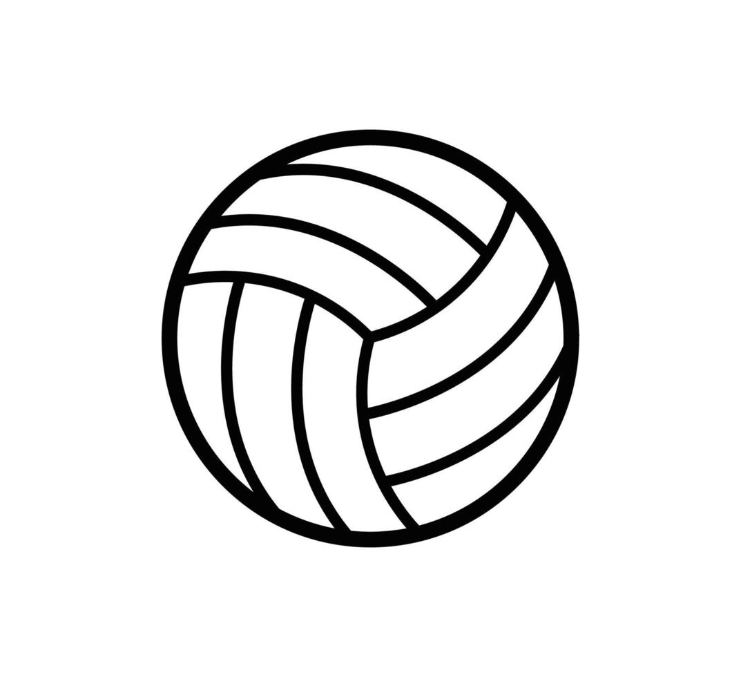 volleyboll ikon vektor logotyp formgivningsmall
