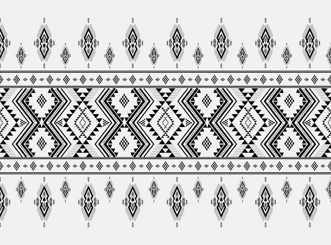 geometrisches ethnisches muster traditionelles designmuster verwendet für rock, teppich, tapete, kleidung, verpackung, batik, stoff, kleidung, mode, blatt weißer hintergrundvektor und illustrationsstickmuster vektor