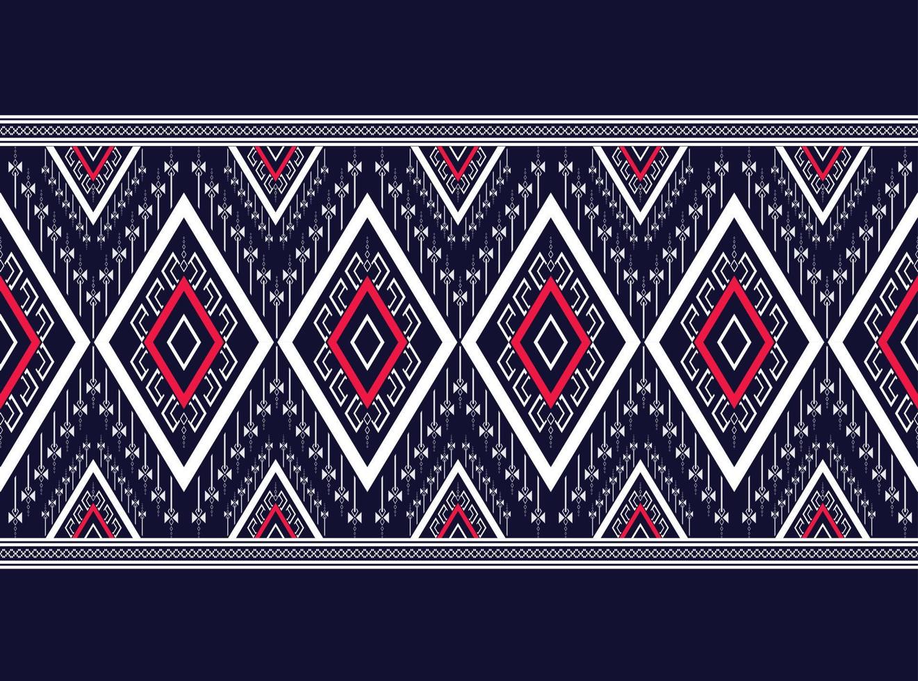 geometriskt etniskt mönster traditionell svartvit textur för kjol, matta, tapeter, kläder, inslagning, batik, tyg, kläder, ark gul bakgrundsvektor, illustration broderimönsterdesign vektor