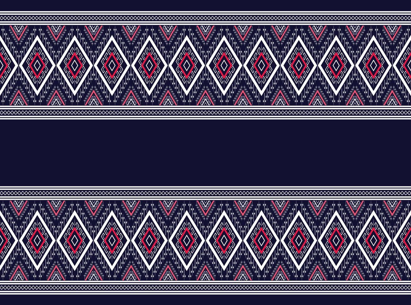 geometriskt etniskt mönster traditionell svartvit textur för kjol, matta, tapeter, kläder, inslagning, batik, tyg, kläder, ark gul bakgrundsvektor, illustration broderimönsterdesign vektor