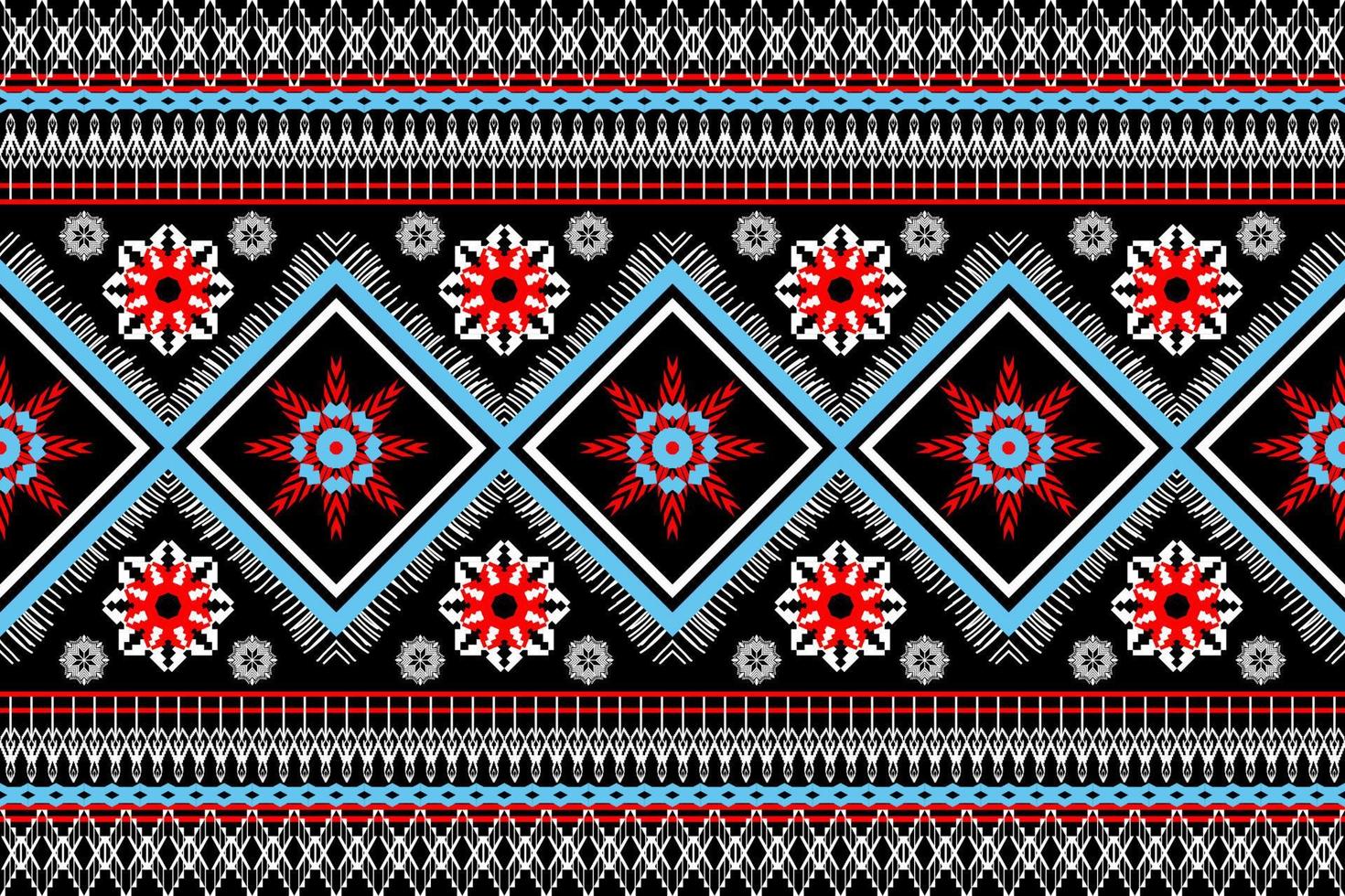 geometriska etniska orientaliska traditionell konst pattern.figure tribal broderi style.design för bakgrund, tapeter, kläder, inslagning, tyg, element,, vektorillustration. vektor