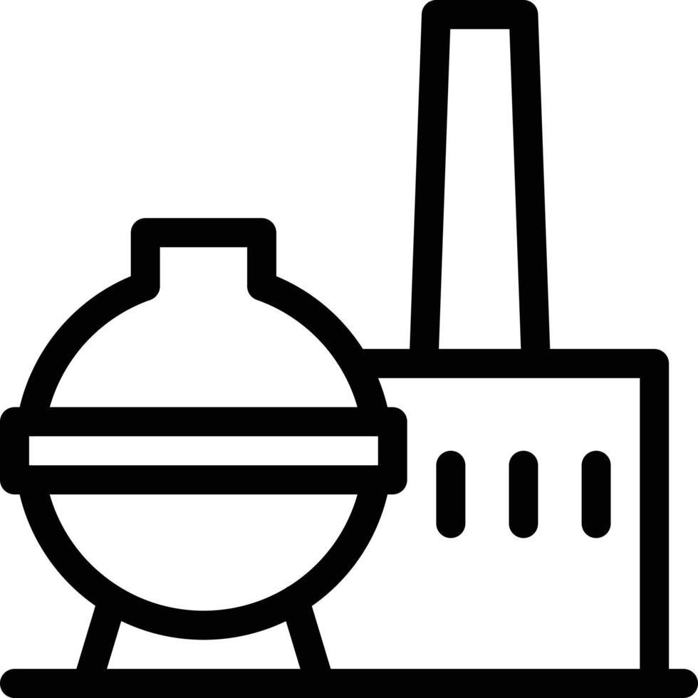 fabrik vektor illustration på en bakgrund. premium kvalitet symbols.vector ikoner för koncept och grafisk design.