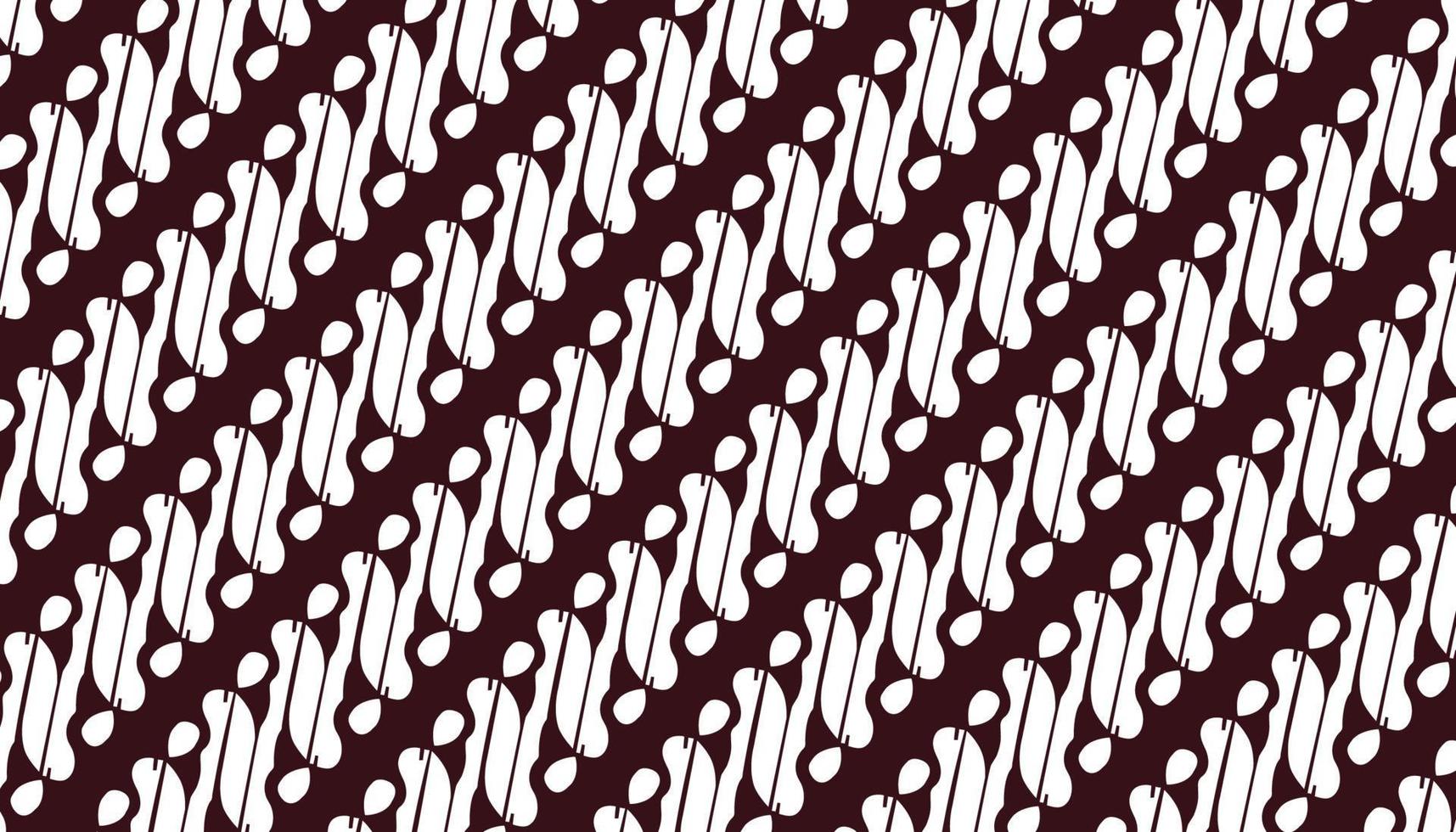 Vektor-Batik-Parang-Muster weiße Schokolade vektor