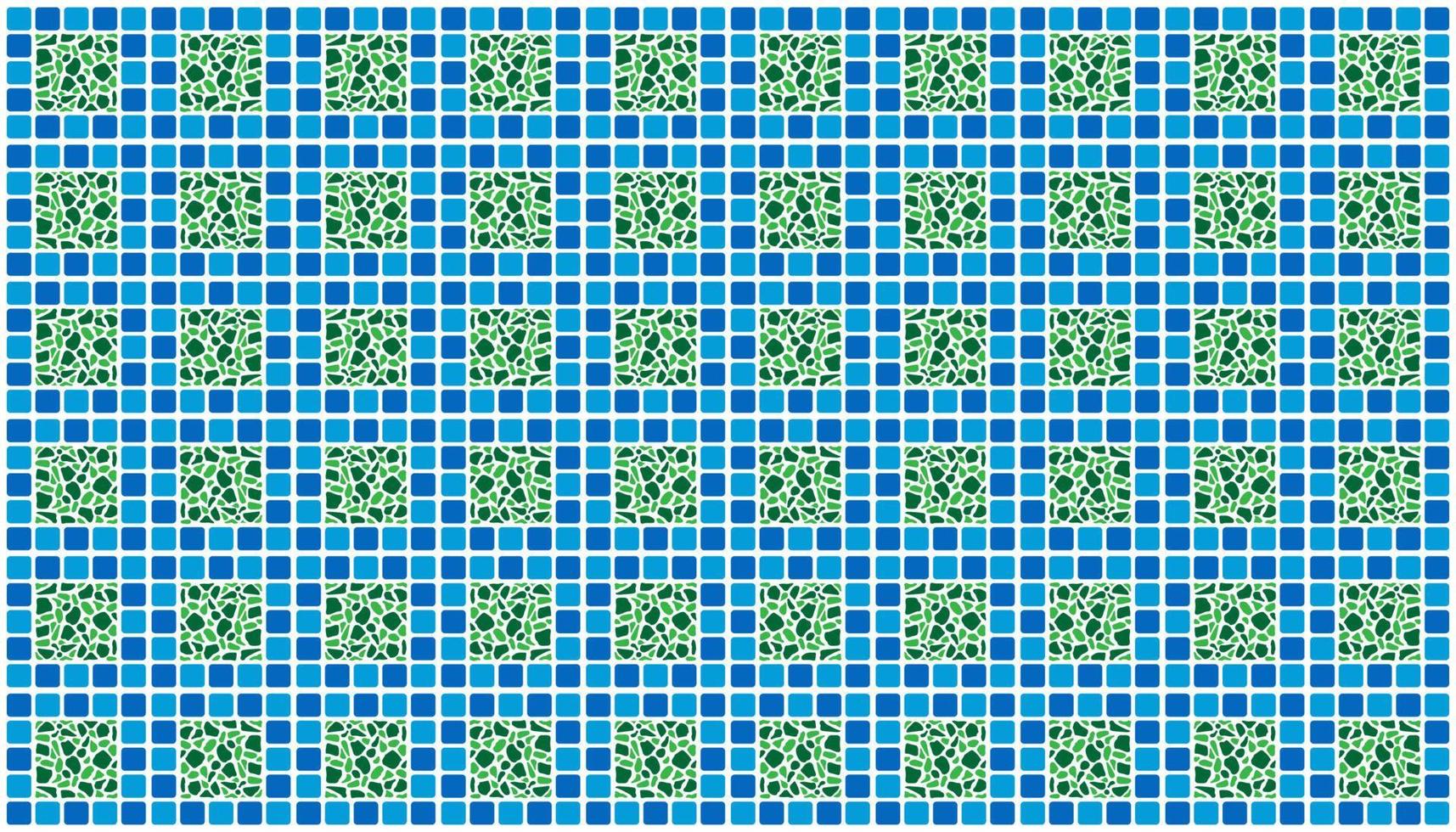 Vektor Hintergrund abstraktes Muster Fliesen blau grün