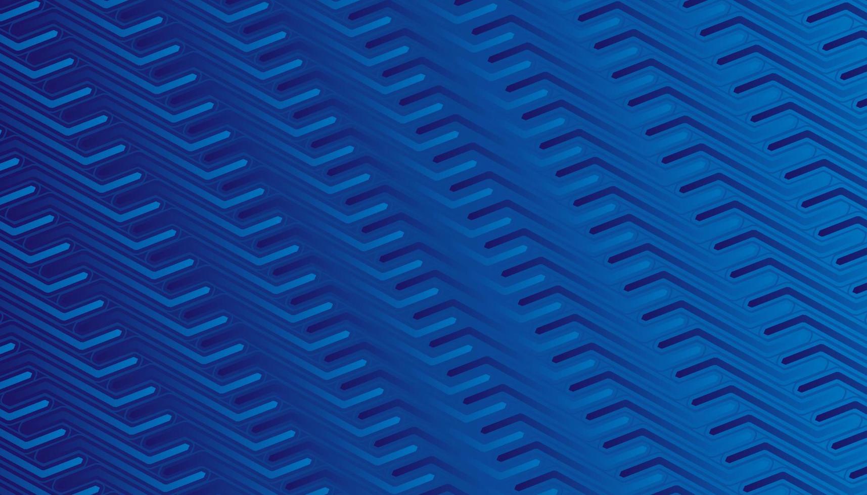 Vektor Hintergrund moderne Zickzack blaue Linie