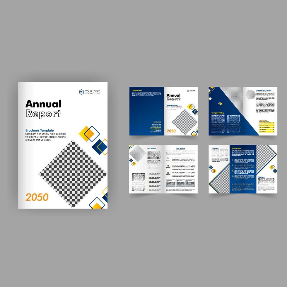 geschäftsbroschüre jahresbericht cover, modernes broschürencover oder flyerdesign. Flyer Präsentation. Katalog mit abstraktem geometrischem Hintergrund. modernes publikationsplakatmagazin, layout, vorlage, vektor