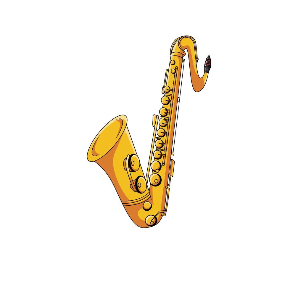 Illustrationsvektor des Saxophons vektor