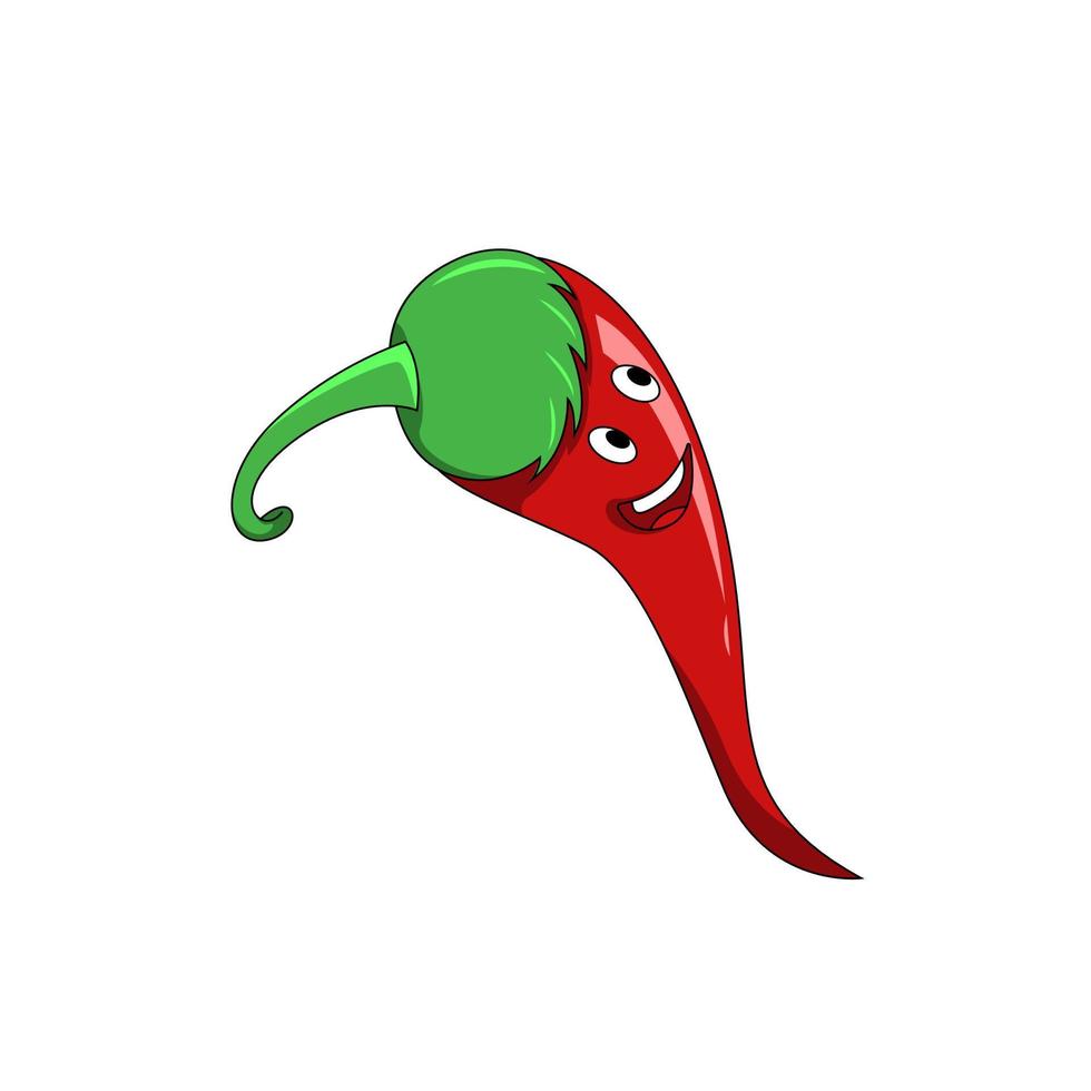illustration vektor av glödhet chili