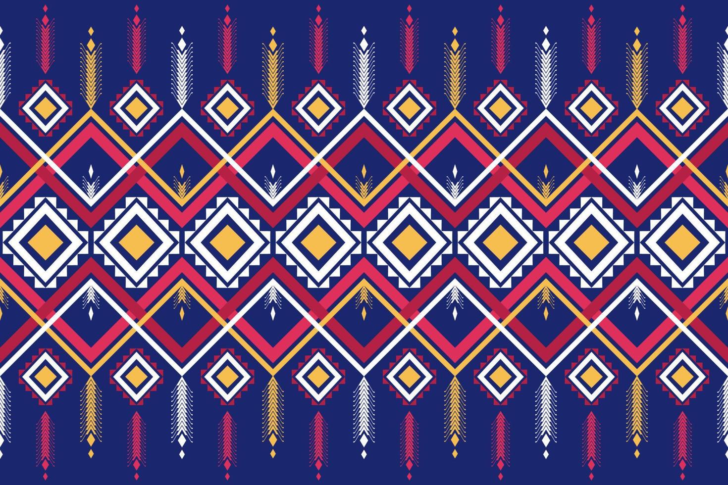 geometrisches ethnisches Muster traditionelles Design für den Hintergrund. vektor