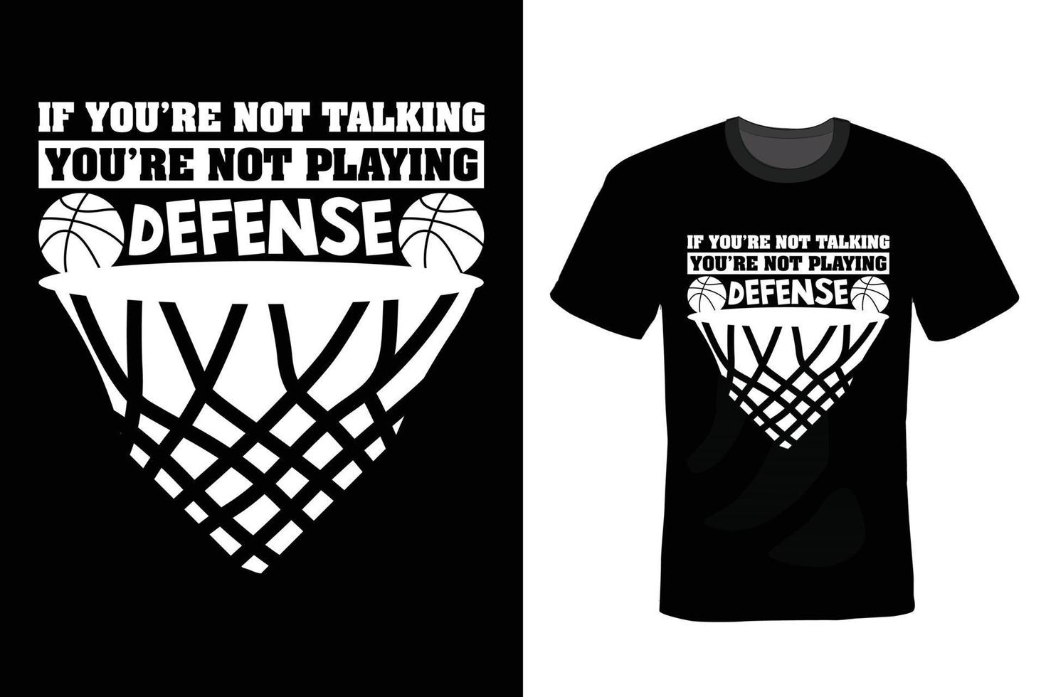 Basketball-T-Shirt-Design, Vintage, Typografie vektor